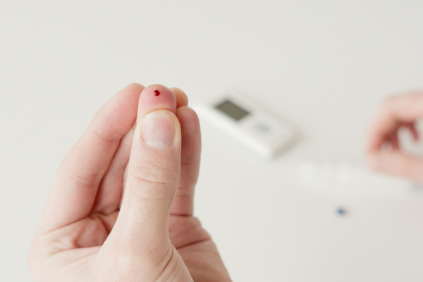 vingerprik bloedtest