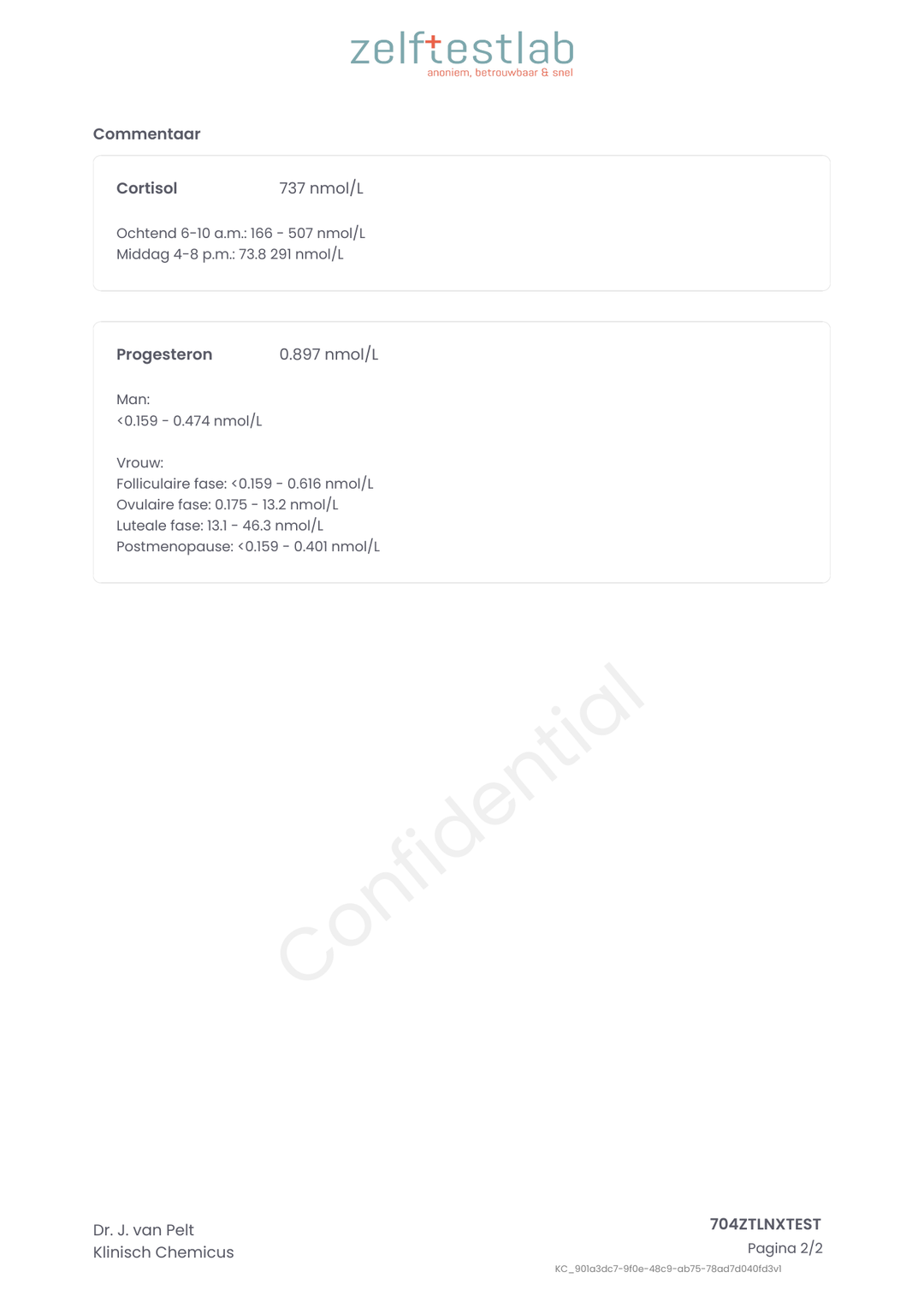 Cortisol & progesteron