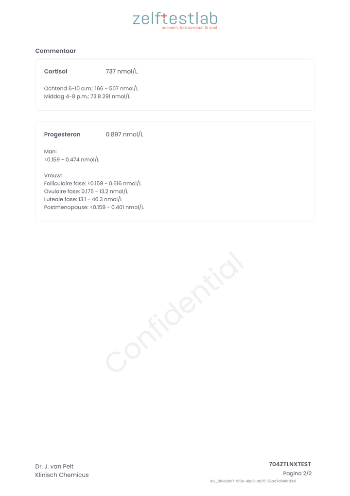 Cortisol & progesteron