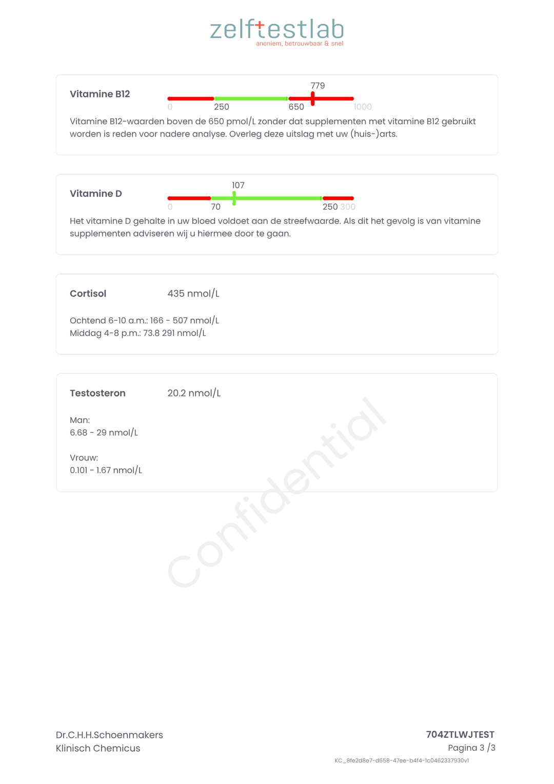 Bloedtest krachttraining