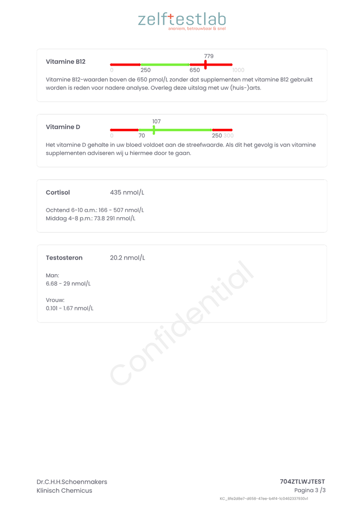 Bloedtest krachttraining