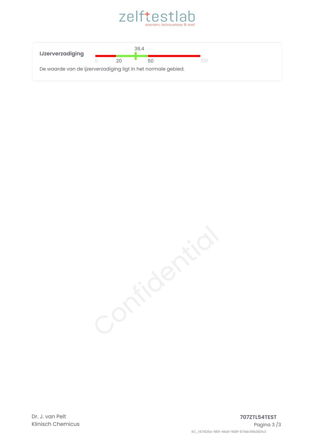 Bloedarmoede test uitgebreid